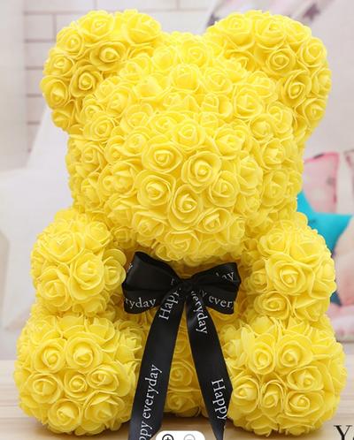 Fleurs d'ours en peluche