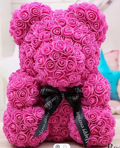 Fleurs d'ours en peluche